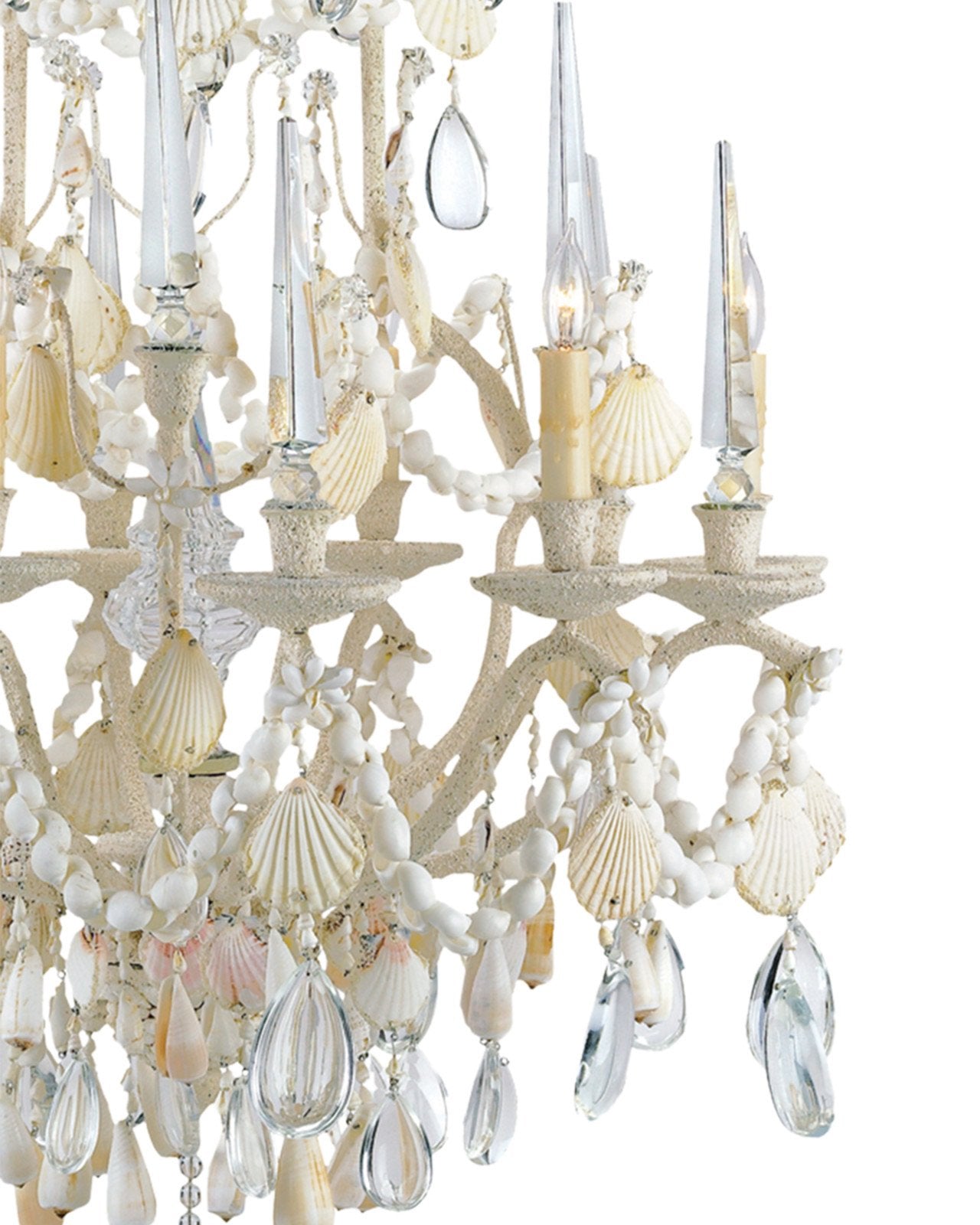 Buttermere Crystal & Shell Chandelier